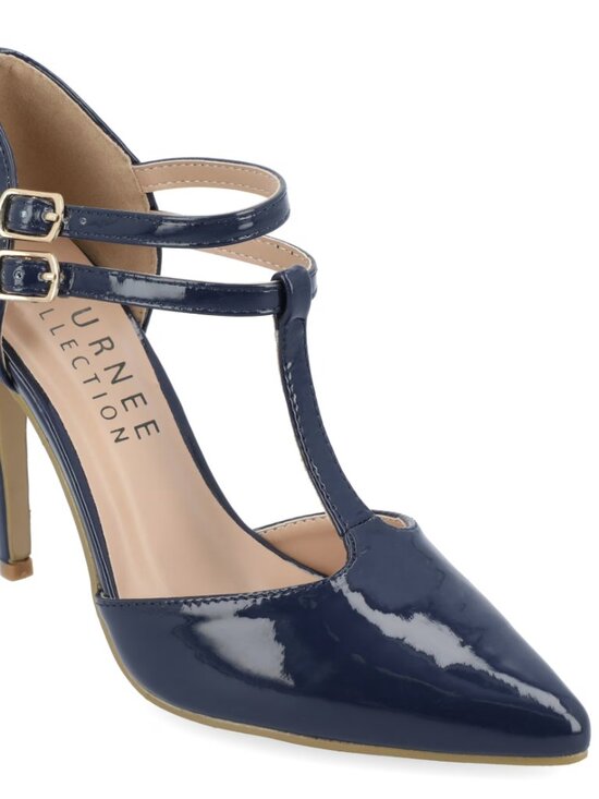 Journee Collection Shoes - Journee Collection Womens Tru Pointed Toe High Stiletto Pumps Navy US8 NWB